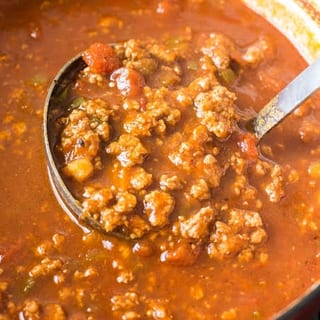 1/2 Pan Brisket Chili Bean-less